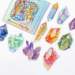 20 PCS Clear Gemstones Stickers