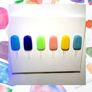 Ice Cream Popsicle Canvas Table/Wall Art