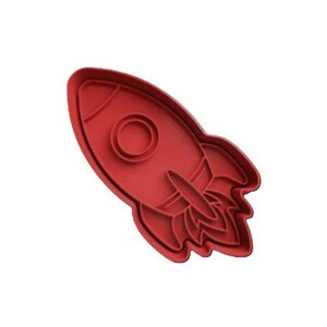 2 PCS: Rocket/Space/Astronaut Stamp & Cutter Set/Polymer Clay/Cookie Cutter
