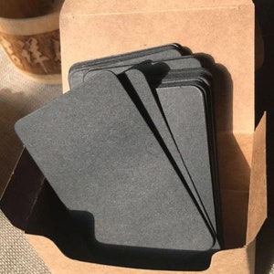Tarjetas de palabras en blanco/tarjetas de joyería/tarjetas de agradecimiento