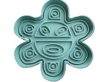 2-delig: Sol Taino/Puerto Rico stempel- en uitsteker/polymeerklei/koekjesuitsteker