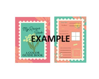 Polymer Clay Colors Recipe Blank Book DIGITAL FILE ONLY