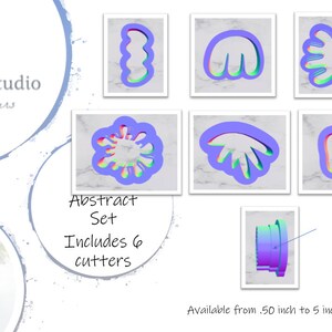 6 PCS: Abstract Set