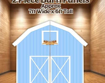 H4426 6ft Farm Barn Party Props decoration cutout NO STAND included