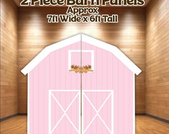 H4427  6ft Farm Barn Party Props decoration cutout NO STAND included