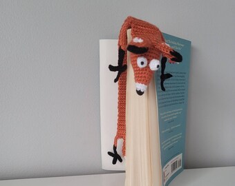 Crochet Fox Bookmark: Handmade Amigurumi Book Lover Gift