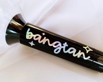 Bangtan / BTS / 방탄소년단 Name Decal Sheet // Handmade ARMY Bomb Stickers, BTS-Inspired Holo Decals, Bangtan Stickers