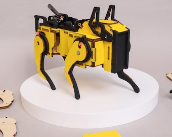 Robot Dog STEM Kit – Sound-Activated DIY Toy, Personalized Gift