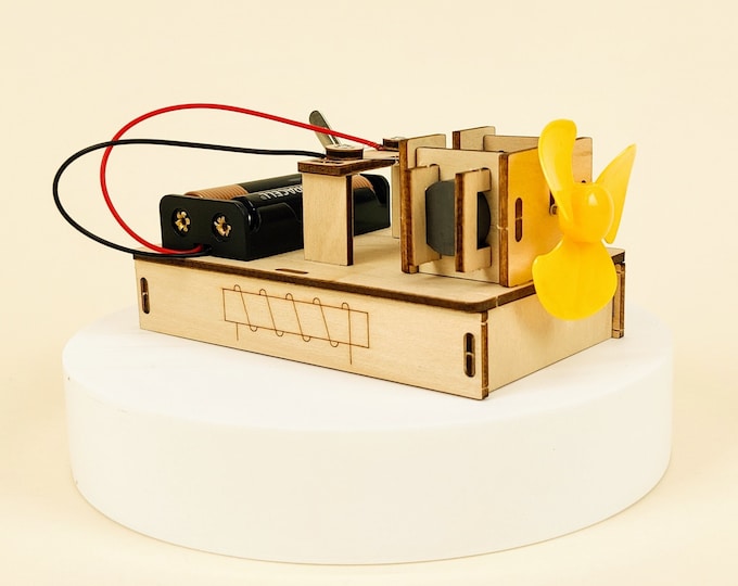 DIY Kit Electric Motor - Educational STEM Toy for Kids, Fun Science Crafts STEM Kit
