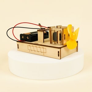 DIY Kit Electric Motor - Educational STEM Toy for Kids, Fun Science Crafts STEM Kit