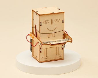 DIY Kit Money Bank Robot - Educational STEM Toy for Kids, Fun Science Crafts STEM Kit