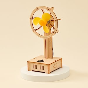 DIY Kit Build an Electric Fan - Educational STEM Toy for Kids, Fun Science Crafts, Learn ELectrtrical Circuits