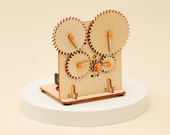 Kit train à engrenages DIY : jouet éducatif STEM pour enfants