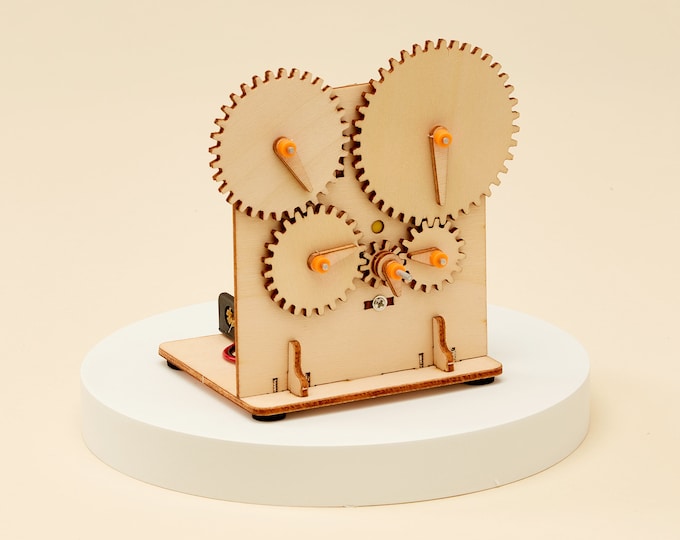 DIY Kit Gear Train - Educational STEM Toy for Kids, Fun Science Crafts STEM Kit