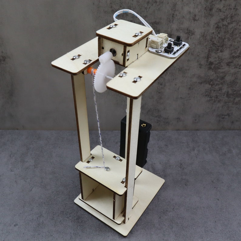 DIY Kit Electric Elevator Educational STEM Toy for Kids, Fun Science Crafts image 6