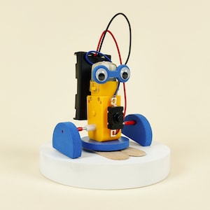 DIY Kit Build a Robot with Motor - Educational STEM Toy for Kids, Fun Science Crafts STEM Kit