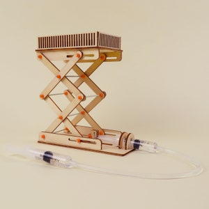 Hydraulic Lift DIY Kit: Educational STEM Toy for Kids