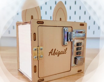 DIY Combination Lock Box Kit: Personalized STEM Toy