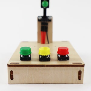 DIY Kit Traffic Lights Educational STEM Toy for Kids, Fun Science Crafts STEM Kit image 6