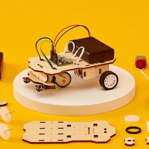 DIY Kit Build a Line Follower Robot - Educational STEM Toy for Kids, Fun Science Crafts