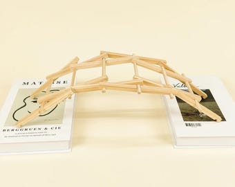 Kit de bricolage Pont de Vinci, jouet éducatif STEM, kit de création manuelle pour enfants