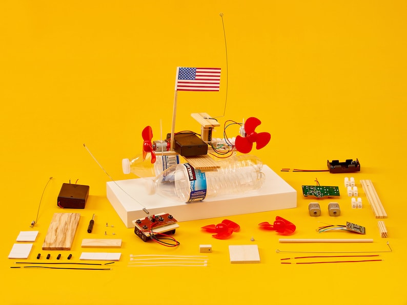 DIY Kit Radio Controlled Boat Educational STEM Toy for Kids, Fun Science Crafts STEM Kit image 3
