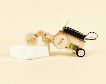 DIY Kit Gear Car - Educational STEM Toy for Kids, Fun Science Crafts STEM Kit
