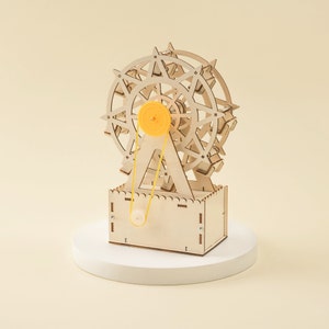 Personalizable DIY Kit Music Box Ferris Wheel - Educational STEM Toy for Kids, Fun Science Crafts STEM Kit