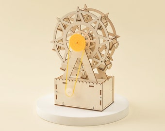 Kit fai da te personalizzabile carillon ruota panoramica - giocattolo educativo STEM per bambini, divertente kit STEM per l'artigianato scientifico