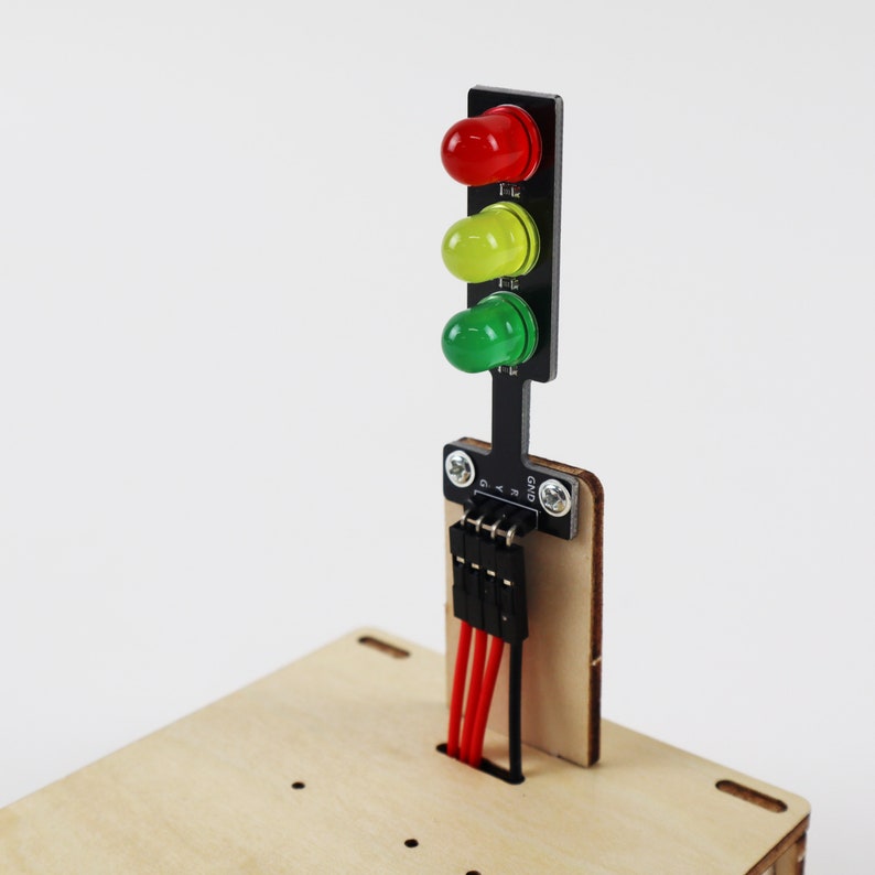 DIY Kit Traffic Lights Educational STEM Toy for Kids, Fun Science Crafts STEM Kit image 8