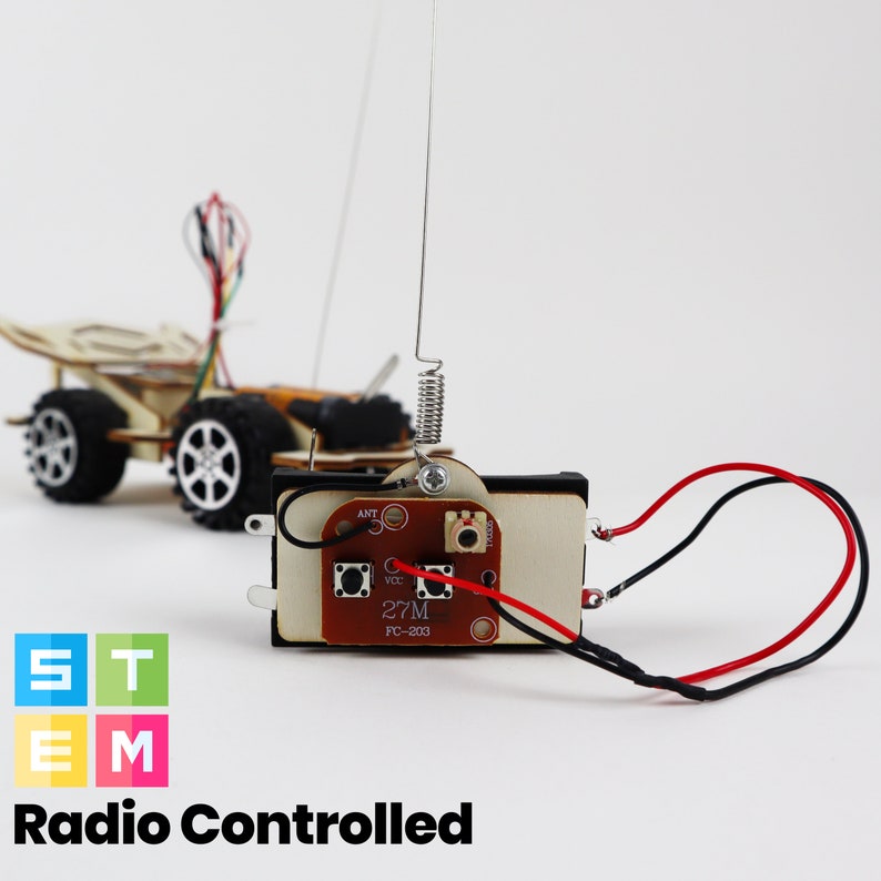 DIY Kit Radio Controlled Car Educational STEM Toy for Kids, Fun Science Crafts STEM Kit image 4