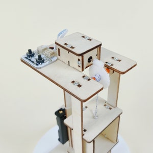 DIY Kit Electric Elevator Educational STEM Toy for Kids, Fun Science Crafts image 2