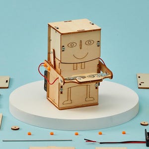 DIY Money Bank Robot Kit: Educational STEM Toy for Kids
