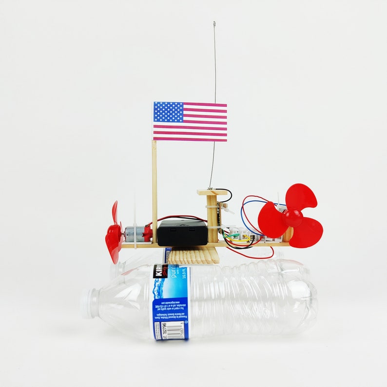 DIY Kit Radio Controlled Boat Educational STEM Toy for Kids, Fun Science Crafts STEM Kit image 5