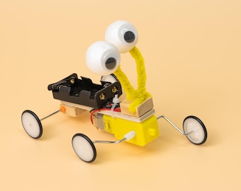 DIY Bug Robot Kit with Motor: Educational STEM Toy