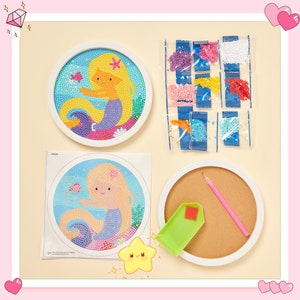 Diamond Art Kit for Kids - Mermaid