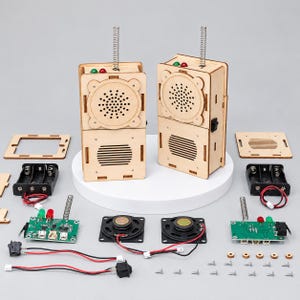 Build and Learn Walkie-Talkie STEM Kit (Set of 2) – Hands-On Electronics