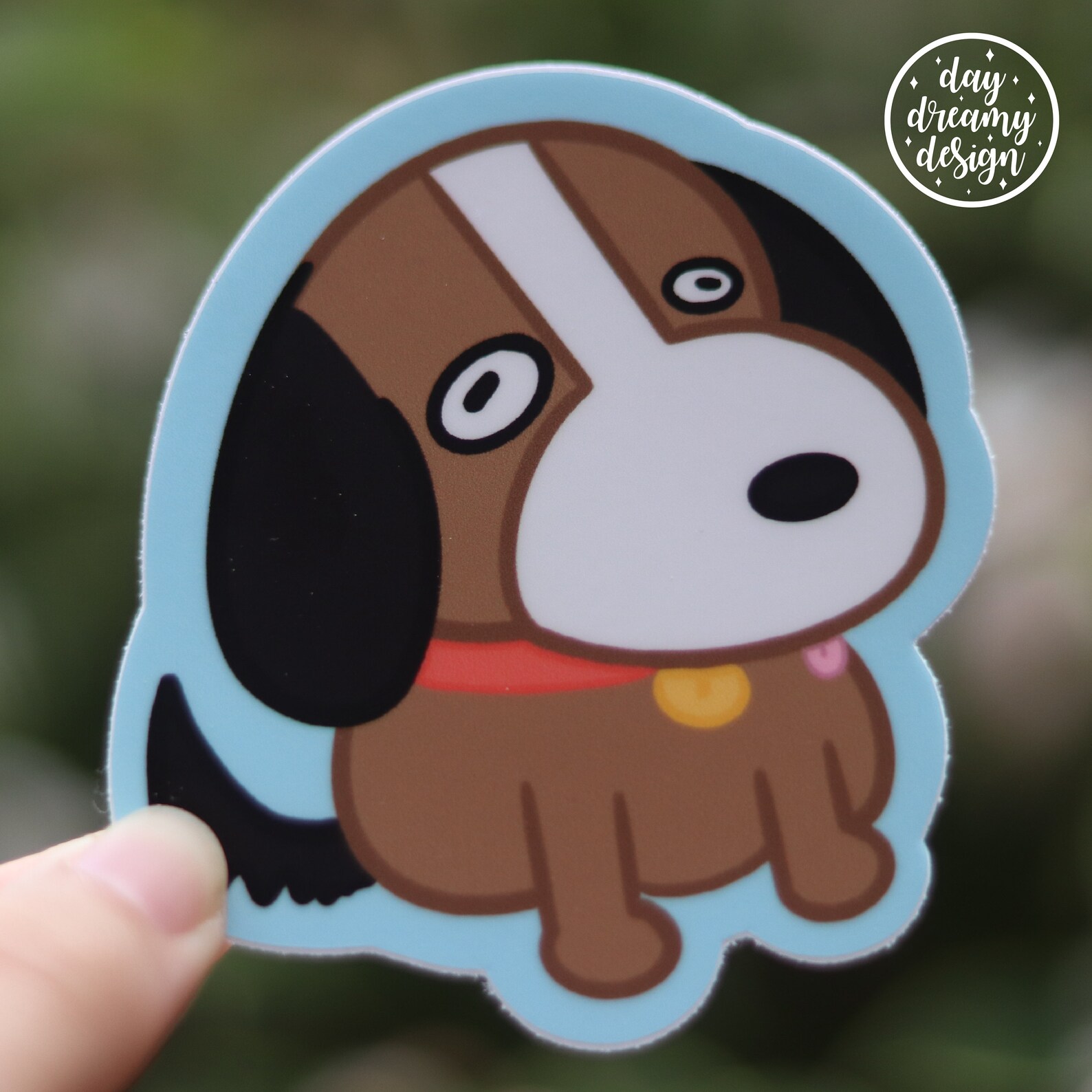 Dog Vinyl Sticker Laptop Sticker Water Bottle Sticker Etsy