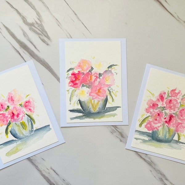 Hand Painted Cards Etsy