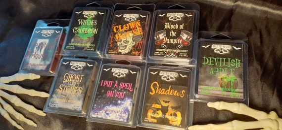 Halloween Wax melts, spooky, horror, witchy, strong scented, Gift, Gothic