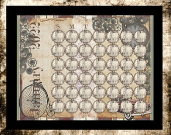 Steampunk Calendar | Etsy