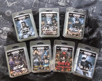 Dark Wonderland Wax melts, spooky, horror, witchy, strong scented, Gift, Gothic