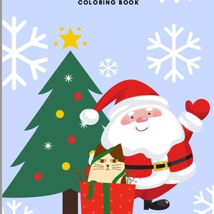 Christmas Coloring Book 70 pages