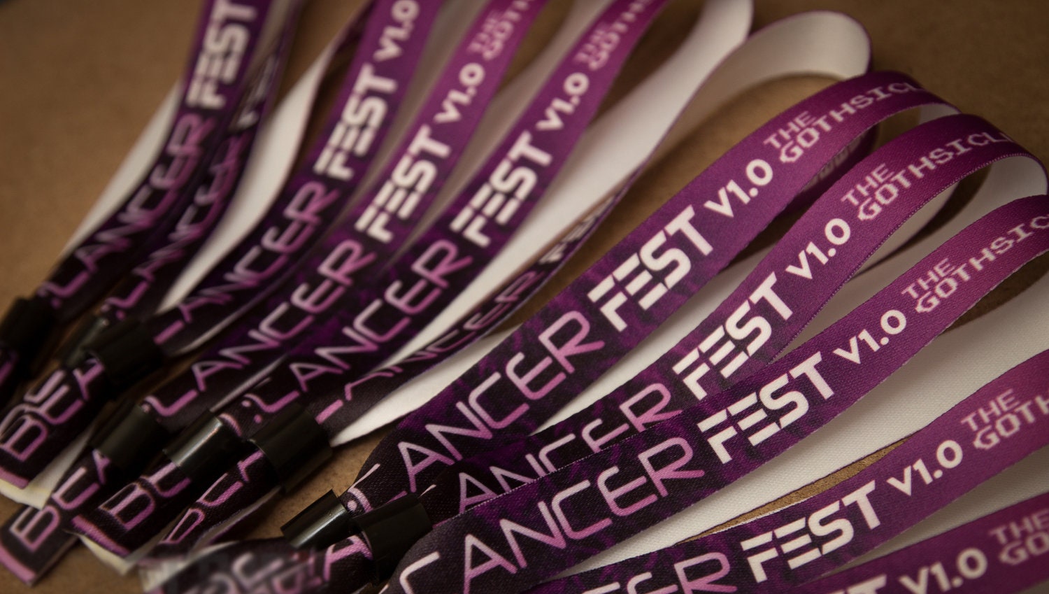 Custom Personalised Fabric Wristbands, Festival Wristbands, Customised