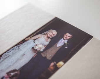 Exclusive Photo Album, Lay Flat Wedding album , Flush Mount Photo Album with Personalised Cover LayFlat Anniversary irthsday