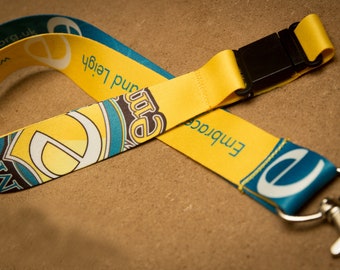 Visitor Security Neck Lanyard with Safety Clip 