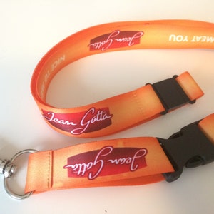 Lanières + clip de sécurité + boucle en plastique : personnalisées, 15/20/25 mm, nom de l'entreprise, logo de l'école, lanière imprimée, support pour carte d'identité, personnalisé