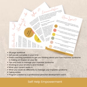 Puede incluir: Un abanico de p&aacute;ginas de papel blanco con texto y gr&aacute;ficos, incluidas las frases "How does it show for you?" y "Entrepreneurial Women". Las p&aacute;ginas son parte de un cuaderno de trabajo de autoayuda, con vi&ntilde;etas que enumeran las caracter&iacute;sticas.