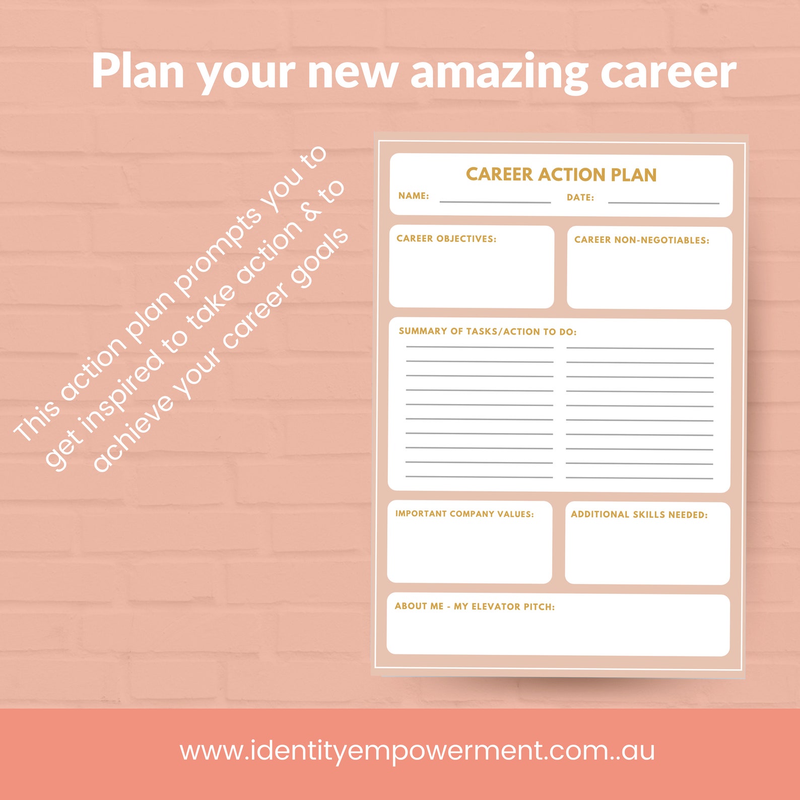 Career Planner with Job Planner Coaching for Women Etsy