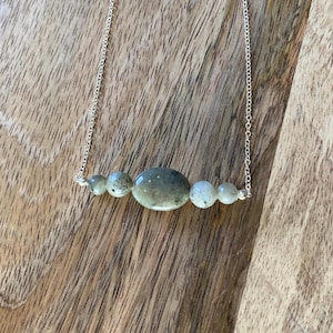 Labradorite gemstone necklace
